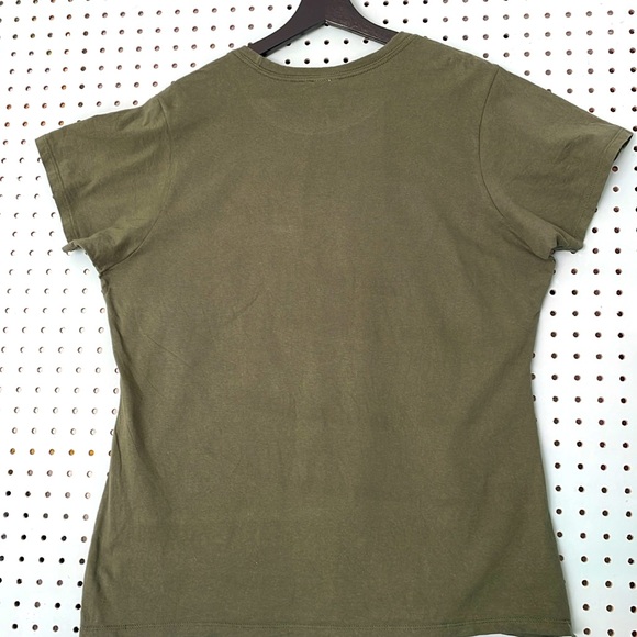 Star Wars Princess Leah T-Shirt XXL army Green 100% Cotton by Port & Company - Picture 8 of 10